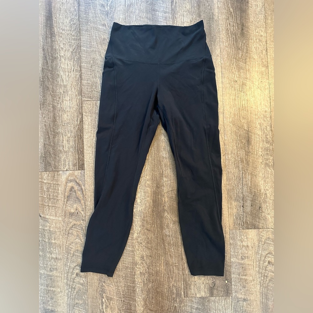 Lululemon Wunder Under High-Rise Tight 28” Leggings Black Size 8, Pockets